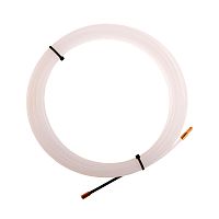 Протяжка кабельная REXANT (мини УЗК в бухте), 10 м нейлон, d=3 мм, латунный наконечник, заглушка | код 47-1010-1 | REXANT