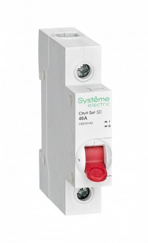 Выключатель нагрузки 1п 40А 230В City9 Set | код. C9S16140 | Systeme Electric