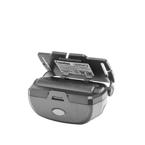 Фонарь налобный LED53412 аккум. 3.7В COB+LED 3Вт 3 реж. 3 x AAA Type-C бокс карбон Camelion 15764 фото 2 Фонарь налобный LED53412 аккум. 3.7В COB+LED 3Вт 3 реж. 3 x AAA Type-C бокс карбон Camelion 15764 фото 2