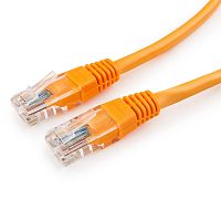 Патч-корд UTP Cablexpert PP12-1.1.5M/O кат.5e, 1.5 м, литой, многожильный (оранжевый) | код PP12-1.5M/O | Cablexpert