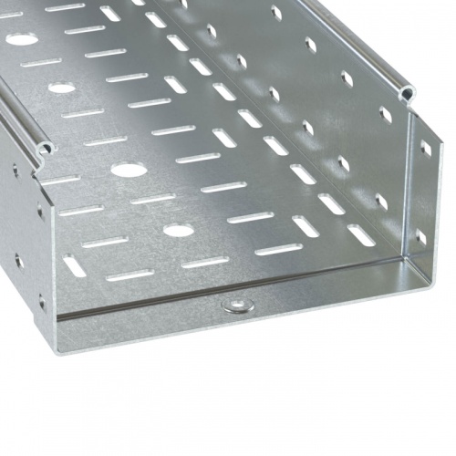 Лоток перфорированный 600х100 L 3000 толщ. 1,5 мм, цинк-ламельный | код 3534715ZL | DKC Лоток перфорированный 600х100 L 3000 толщ. 1,5 мм, цинк-ламельный | код 3534715ZL | DKC