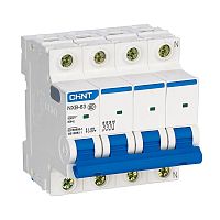 Авт. выкл. NXB-63S 4P 3А 4.5kA х-ка B соответствует стандарту ROHS (CHINT) | код 296888 | CHINT