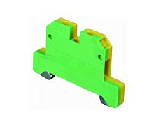 Колодка клеммная JXB-6PEN 6мм2 (JXB-земля) HLT | код 081-23-03 | HLT