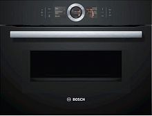 Духовой шкаф Электрический Bosch Serie 8 CMG676BB1 черный | код 1931054 | BOSCH