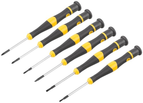 Отвертки для точных работ CrV, 6 шт., PH/SL, пластиковый кейс | код 56145 | FIT фото 6