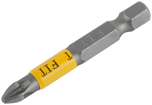 Биты кованые сталь S2 односторонние 50 мм PZ2 Профи 2 шт блистер | код 57515 | FIT фото 2 Биты кованые сталь S2 односторонние 50 мм PZ2 Профи 2 шт блистер | код 57515 | FIT фото 2