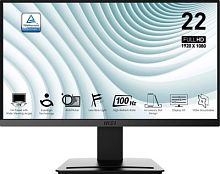 Монитор MSI 21.5 Pro MP223 черный VA LED 1ms 16:9 HDMI 250cd 178гр/178гр 1920x1080 100Hz VGA FHD 2.4кг | код 1916032 | MSI