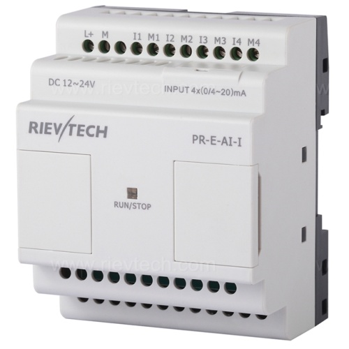 Модуль расширения PR-E-AI-I, 12_24VDC, 4AI, 0/4-20mA | код PR-E-AI-I | Rievtech