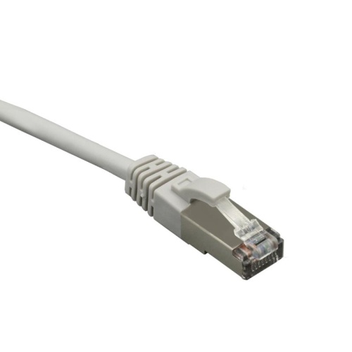 Патч-корд FTP кат.5E 4х2 26AWG (7х0.16мм) Cu LSZH сер. 0.5м | код 10-0715 | SUPRLAN