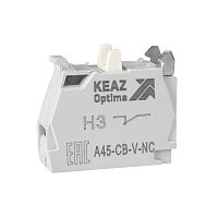Блок контактный OptiSignal D22 A45-CB-V-NC 1НЗ винтовой зажим ZBE102 | код 332201 | КЭАЗ