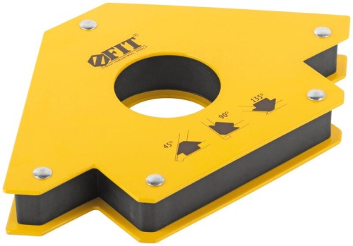 Угольник для сварки магнитный, тип ''стрелка'', усилие до 34 кг | код 81803 | FIT