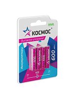 Аккумулятор AAA/R03 NI-MN 600мА.ч BP-4 (блист.4шт) | код. KOCR03NIMH600mAh4BL | КОСМОС