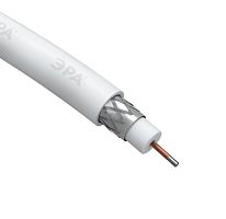 Кабель RG-6U CCS/(оплетка Al 64%PVC 75Ом 100м SIMPLE (м) | Код. Б0044597 | ЭРА
