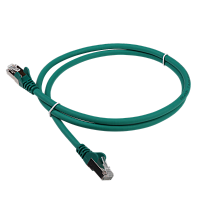 Патч-корд LANMASTER LSZH FTP кат.6, 15 м, зеленый | код LAN-PC45/S6-15-GN | LANMASTER