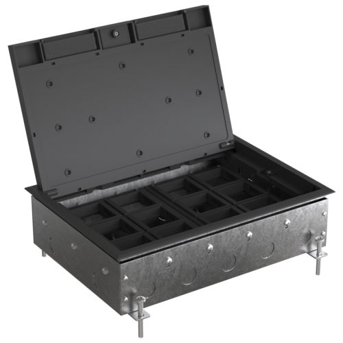 MultiDesk Люк на 24 модулей IP40 для бетонных полов с монтажной коробкой, тип MDK10 | код MDK10224 | Systeme Electric фото 4 MultiDesk Люк на 24 модулей IP40 для бетонных полов с монтажной коробкой, тип MDK10 | код MDK10224 | Systeme Electric фото 4