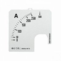 Шкала для амперметра |  код. SCL-A5-1500/72 |  ABB