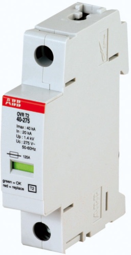 Ограничитель перенапряжения OVR T2 20-275 | код 2CTB804200R0100 | ABB 