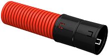 Труба гофрированная двустенная ПНД d90мм с муфтой красн. (уп.50м) | код CTG12-090-K04-050-R | IEK