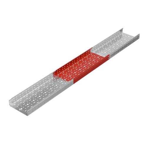 Лоток листовой перфорированный 300х80 L2000 1мм "Быстрый монтаж ПЛЮС" LPplus80-300-1.0-2000 HD КМ PL2191 фото 3