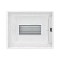 Щиток 8 мод настенный FRAME ЩРн-П-8, белый с прозрачной дверцей, с 2 шинами PEN на 6 и 8 отв. F08W1WT DKC | код F08W1WT | DKC