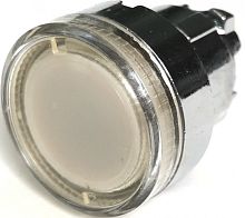 КМЕ 46ЛС белый IP65 ZB4BW1.BR Головка плоская стальная с возвратом с подсветкой, 22 мм | код ZB4BW1.BR | Briswik