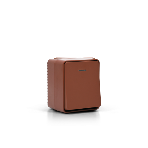 AtlasDesign PROFI IP54 О/У 1-клавишный ВЫКЛЮЧАТЕЛЬ с подсветкой 10 АХ, ТЕРРАКОТОВЫЙ | код ATN547013 | Systeme Electric фото 2 AtlasDesign PROFI IP54 О/У 1-клавишный ВЫКЛЮЧАТЕЛЬ с подсветкой 10 АХ, ТЕРРАКОТОВЫЙ | код ATN547013 | Systeme Electric фото 2