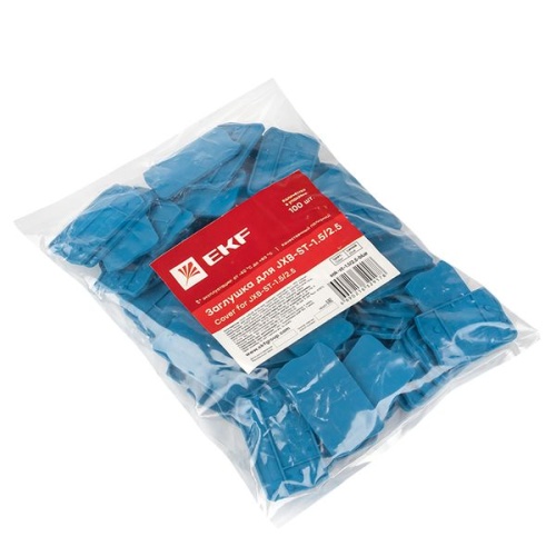 Заглушка для JXB-ST-1,5/2,5 синяя PROxima | код sak-st-1.5/2.5-blue | EKF фото 3