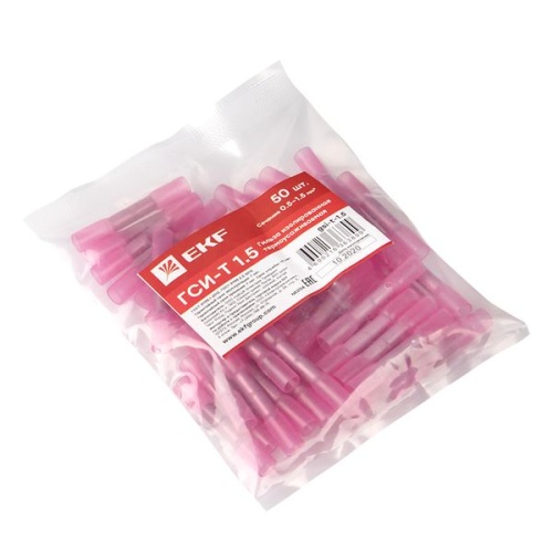 Гильза изолированная термоусаживаемая ГСИ-Т 1,5 (50шт,) | код gsi-t-1.5 | EKF фото 3