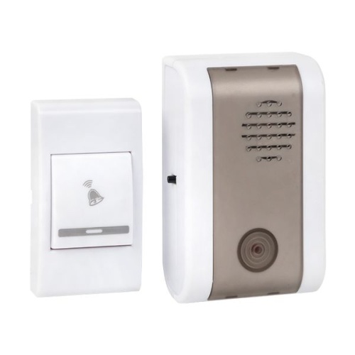 Звонок беспр, на батарейках 003 (бел,-сер, 36 мелод, с индик, 2х1,5В АA дист, 80м,) Basic | код DBB-A-003 | EKF фото 2 Звонок беспр, на батарейках 003 (бел,-сер, 36 мелод, с индик, 2х1,5В АA дист, 80м,) Basic | код DBB-A-003 | EKF фото 2