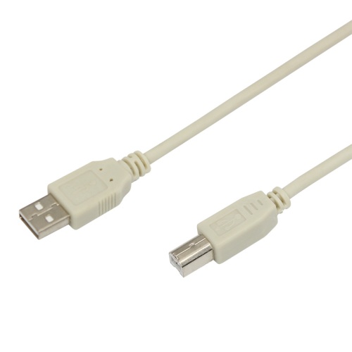 Кабель USB (шт. USB B - шт. USB A) 3 метра, серый REXANT | код 18-1106 | REXANT