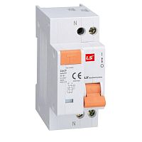 Дифференциальный автоматический выключатель RKP 1P+N B16A 30mA | код 062203528B | LSIS