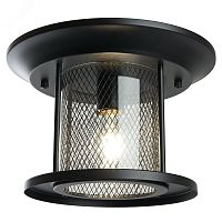 Светильник НПУ-60w Е27 IP44 черный | код PL723 48387 | FERON