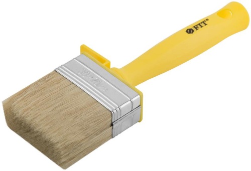 Макловица натуральная светлая щетина пластиковый корпус полая ручка "мини" 30х70мм FIT 01641 фото 2