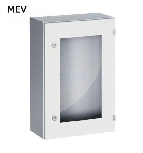 Шкаф компактный распределительный с обзорной дверью | код MEV 60.60.25 RAL9005 | ПРОВЕНТО