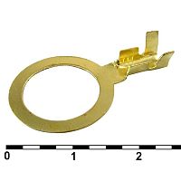 Наконечник кольцевой неизолированный RUICHI DJ431-12B-C, 2,0…2,5 мм?, латунь | код 80990 | Ruichi