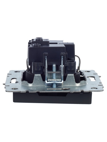 BRITE Розетка 1-местная с заземлением без защитных шторок 16А РС11-1-0-БрГ графит | код BR-R11-16-K53 | IEK фото 4