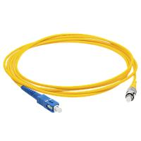 Патч-корд оптический LANMASTER, LSZH, симплексный, SC/UPC-FC/UPC, SM OS2, 1.5 м | код LAN-SC-FC/SU-1.5 | LANMASTER