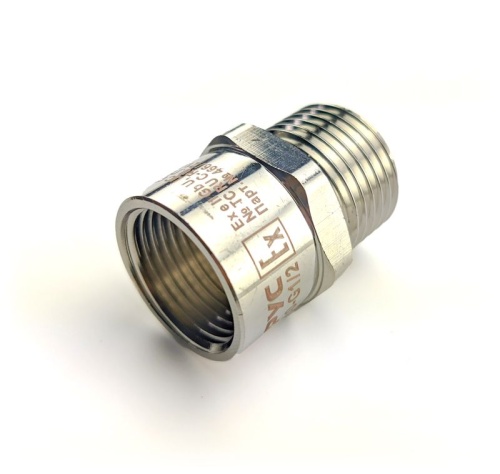 Ex-переходная муфта МПВЛ-G3/4-К1/2 Ех db e II Gb U ГОФРОМАТИК (ЗЭТАРУС) | код zeta30575 | ГОФРОМАТИК