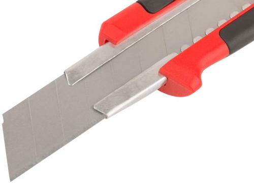 Нож технический "Тренд" 18мм усилен. прорезиненный КУРС 10174 фото 6