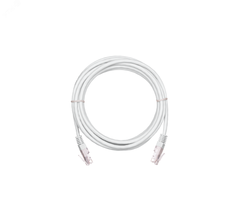 Шнур U/UTP 4 пары, Кат.5e, 2хRJ45/8P8C, T568B, медный, PVC, желтый, 10м, 5шт. | код EC-PC4UD55B-BC-PVC-100-YL-5 | NETLAN