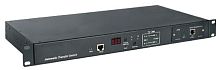Блок розеток управляемый ATS 19 горизонтальный 1U 6 х IEC320 C13 + 2 х IEC320 C19 220V 16А кабель питания 3х1.5 мм2 с вилкой DIN 49441 16A со встроенным модулем ATS-SNMP 482.6 мм х 220.0 мм х 44.4 мм (ШхГхВ), Hyperline ATS-R-128H0812-Intelligent Код товар