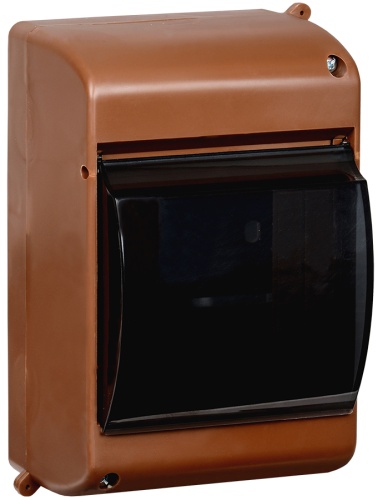 KREPTA 3 Корпус пластиковый КМПн 2/4 IP30 дуб | код MKP42-N-04-30-12-D | IEK
