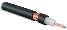 Кабель коаксиальный RG-8 50 Ом жила - 13 AWG (7x0.72мм) общий диаметр 10.2мм PVC черный, Hyperline COAX-RG8-500 (500 м) | код 254846 | Hyperline