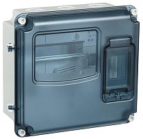 Корпус пластиковый ЩУРн-П 1/3 IP66 PC | код MSP1-N-03-55 | IEK