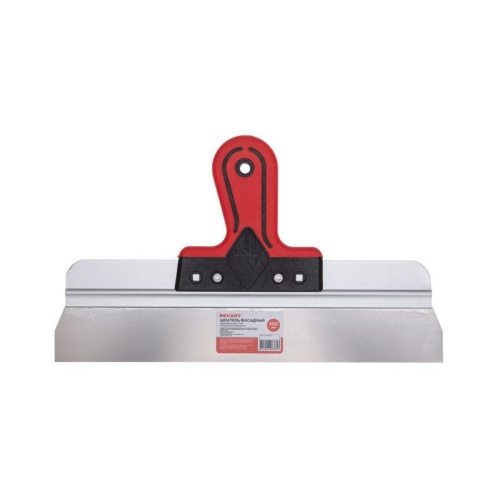 Шпатель фасадный, нержавеющая сталь, 350мм, 2-компонентная ручка | код 89-0216 | REXANT Шпатель фасадный, нержавеющая сталь, 350мм, 2-компонентная ручка | код 89-0216 | REXANT
