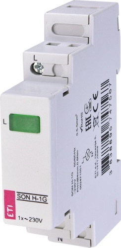 Однофазный индикатор наличия напряжения SON H-1G (1x зеленый LED) | код 002471551 | ETI