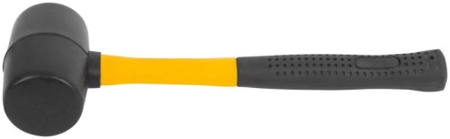 Киянка резиновая, фиберглассовая ручка 50 мм (340 гр) | код 45492 | FIT фото 5