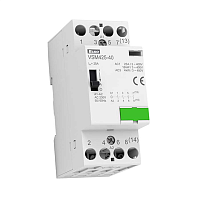 Модульный контактор 4x25 A, 2 x NO, 2 x NC, с ручным управлением VSM425-22 230V AC | код 209970700067 | Elko ep
