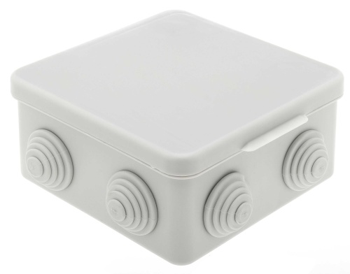 GUSI Коробка уравнивания потенциалов 100х100х55, IP54, ОП, серый | код С3В108 КУП | GUSI ELECTRIC