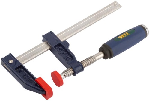 Струбцина тип ''F'' усиленная, мягкая ручка 50х150 мм | код 59151 | FIT фото 2 Струбцина тип ''F'' усиленная, мягкая ручка 50х150 мм | код 59151 | FIT фото 2